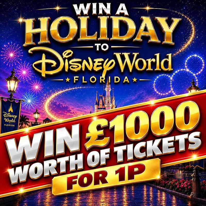 WIN £1000 OF DISNEY WORLD TICKETS + INSTANT WINS 💰