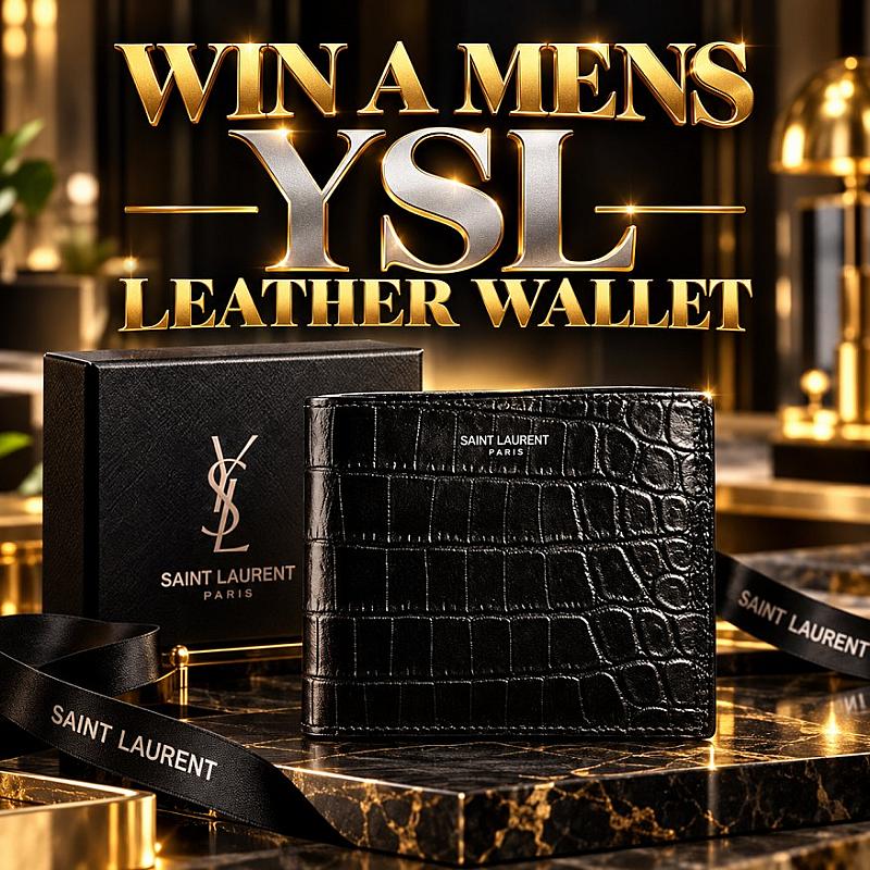 Mens YSL Leather Wallet 💳
