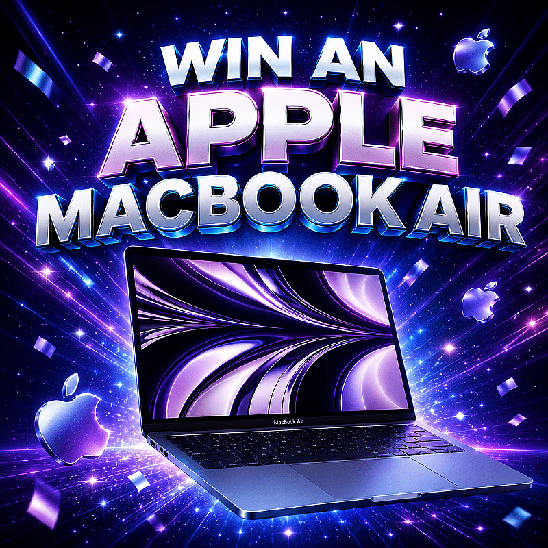 Win an Apple Macbook Air 2026 💻