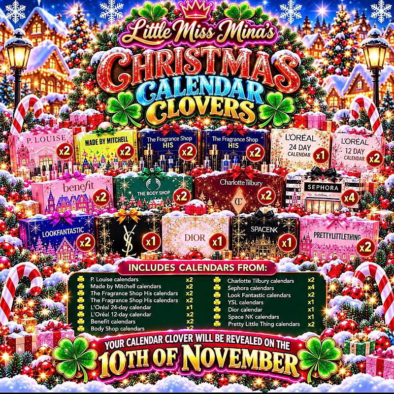 🎄 Christmas advent calendar clovers 🎄