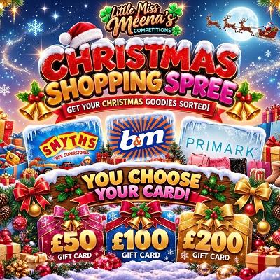 Winner £50 pick your gift card 