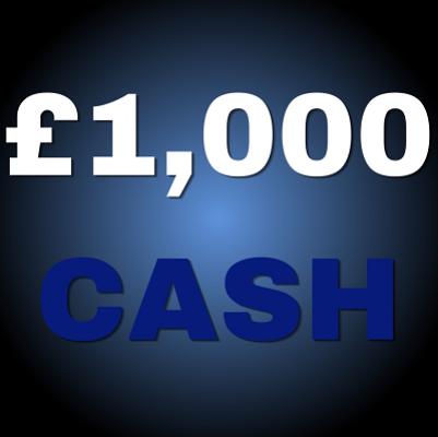 £1,000 CASH