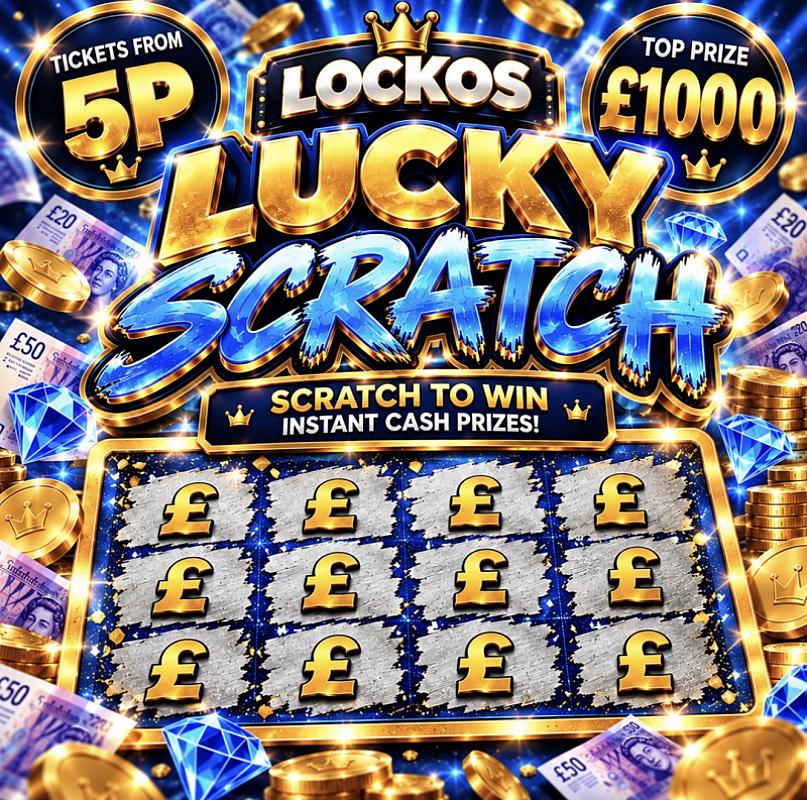LOCKOS LUCKY SCRATCH + INSTANT WINS 