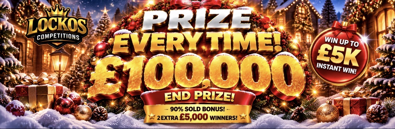 £100,000 CASH END PRIZE! PRIZE EVERY TIME! WIN UP TO £5K INSTANTLY! MEGA ODDS!