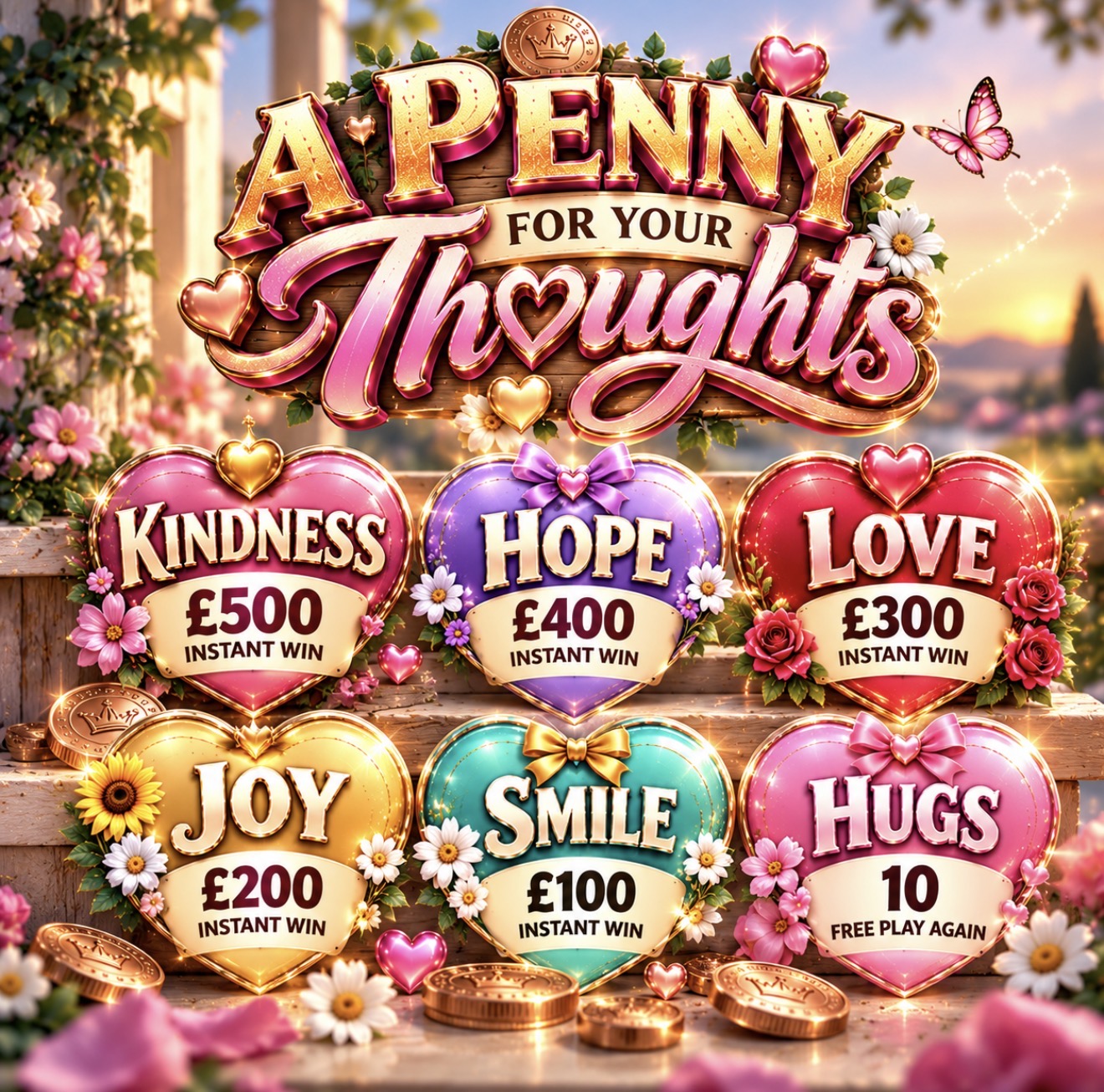 Win Up To £500 Instantly! 💷✨£500 Main Prize!  Just 1p A Ticket!