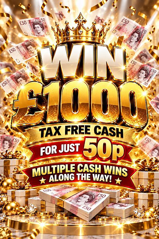 Win £1000 tax free 💰 