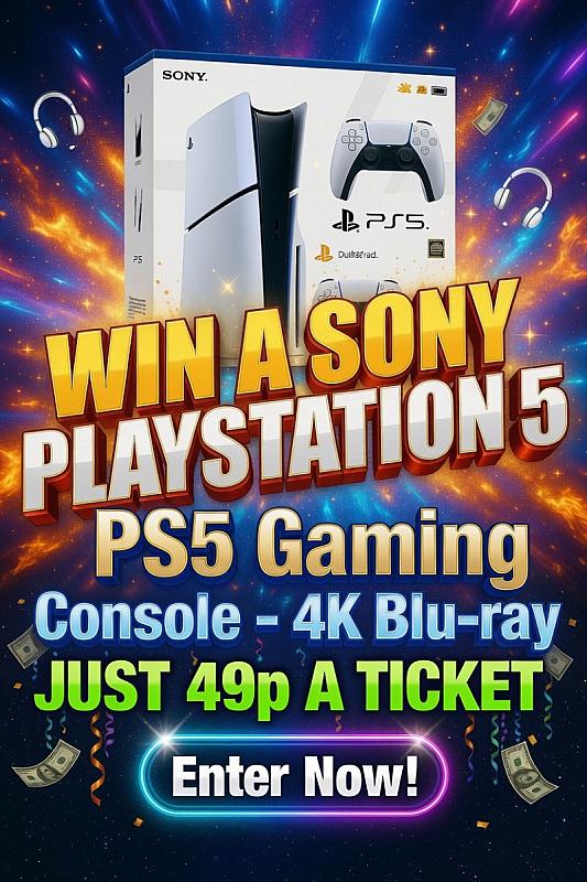 Sony Playstation 5 – Gaming Console, PS5, 4K, Blu-ray
