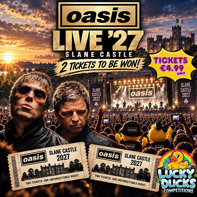 2 x OASIS 2027 Tickets 