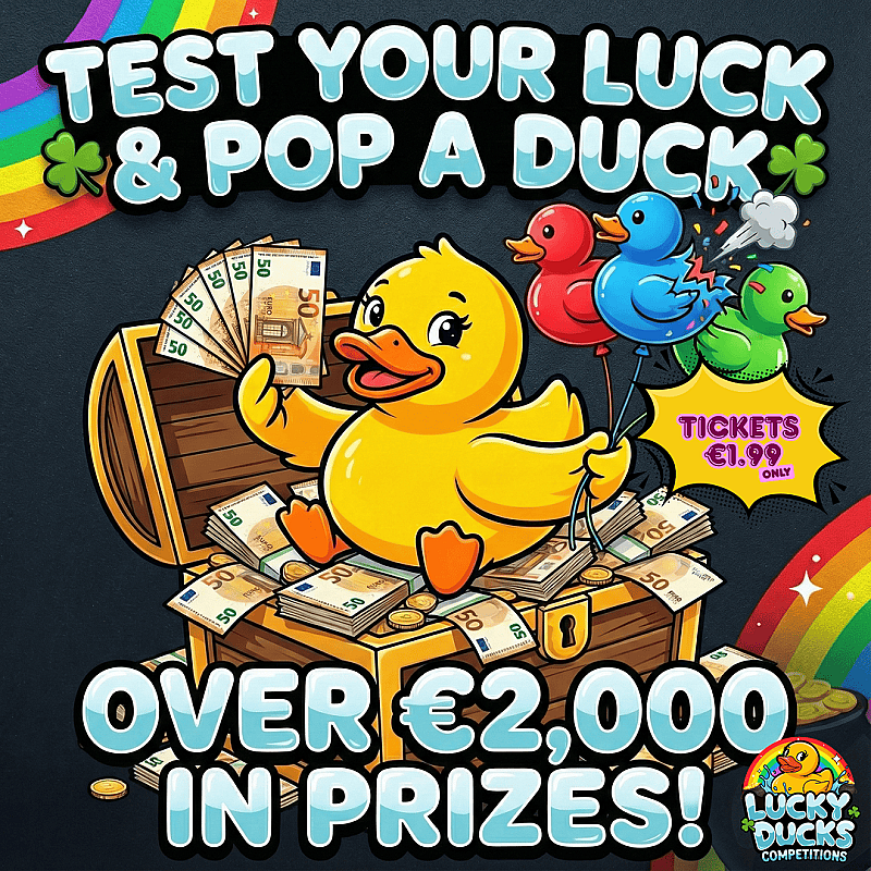 TEST YOUR LUCK AND POP A  DUCK