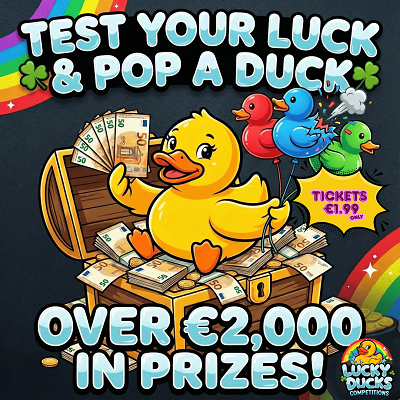 TEST YOUR LUCK AND POP A  DUCK