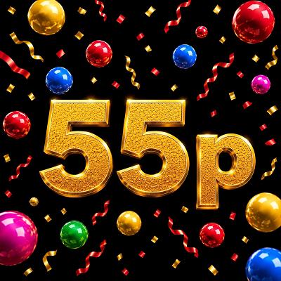 55p WIN 🔵