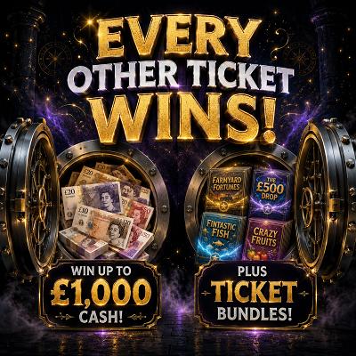 5 x 🎟️ into Every Other Ticket Wins ✨