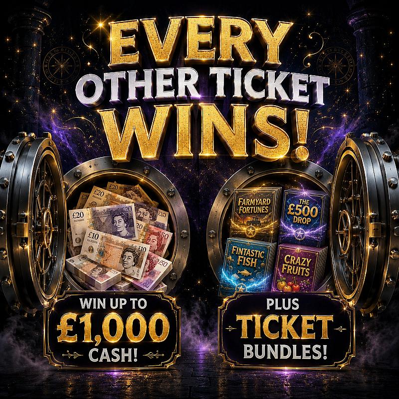 EVERY OTHER TICKET WINS 
