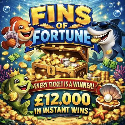 1 x 🎟️ into Fins of Fortune 🐠 