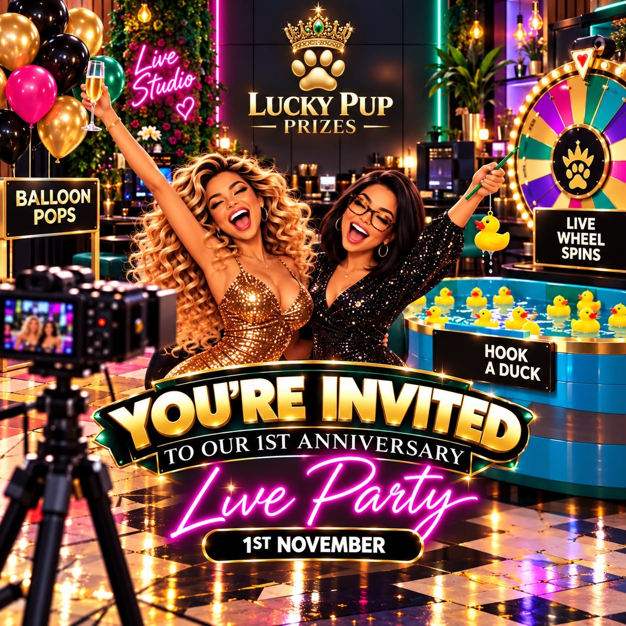 Live Virtual Party and Games Night