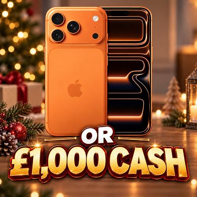 Apple iPhone Pro 17 or £1,000 CASH 📱