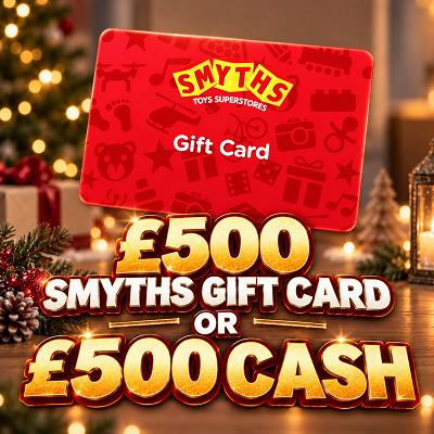 £500 Smyths Gift Card or £500 CASH 🎁