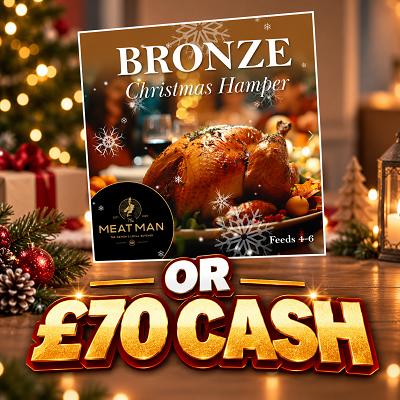 Christmas Meat Hamper Bronze (Serve 4-6) or £70 CASH 🥩