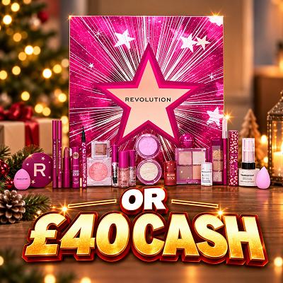 Revolution Beauty Makeup Advent Calendar or £40 CASH 💋