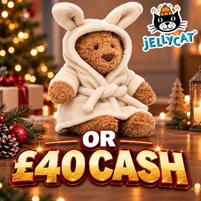 Bartholomew Bear Bathrobe JellyCat or £40 CASH 🧸