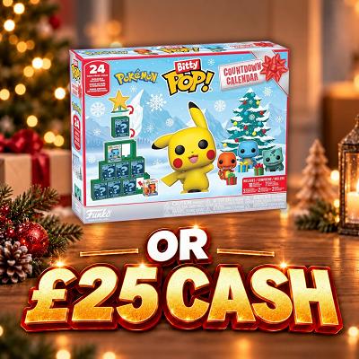 Funko Bitty POP! Countdown Calendar: Pokemon or £25 CASH ⚡️