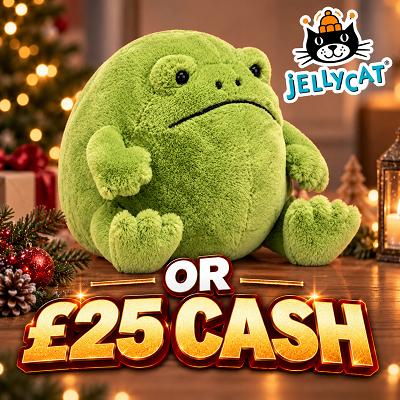 Ricky Rain Frog JellyCat or £25 CASH 🐸 