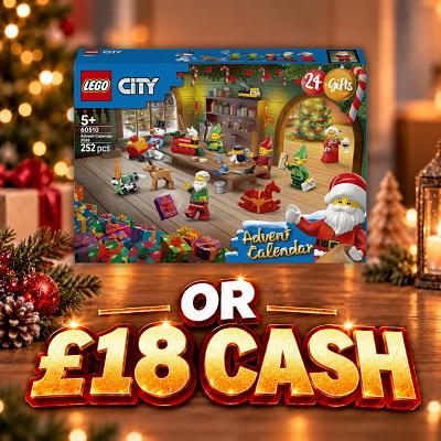 LEGO City Advent Calendar 2026 or £18 CASH 🏢