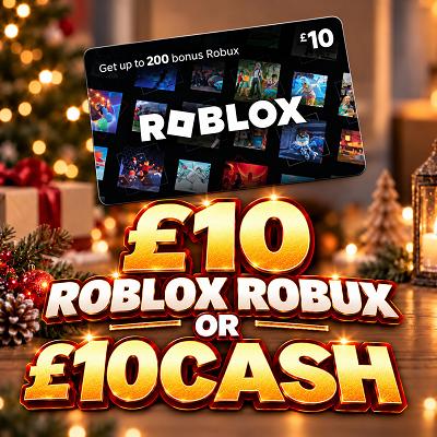 £10 ROBLOX Gift Card or £10 CASH 👾