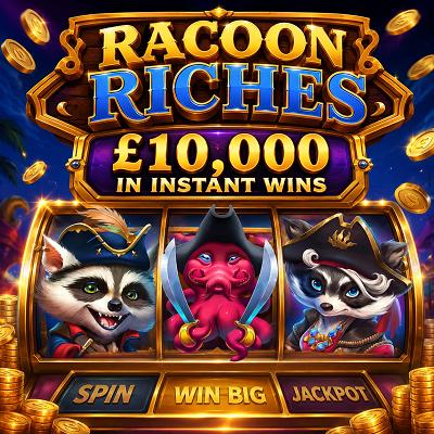 100 x 🎟️ into Racoon Riches 