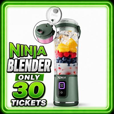 3 x 🎟️ into Ninja Blender 
