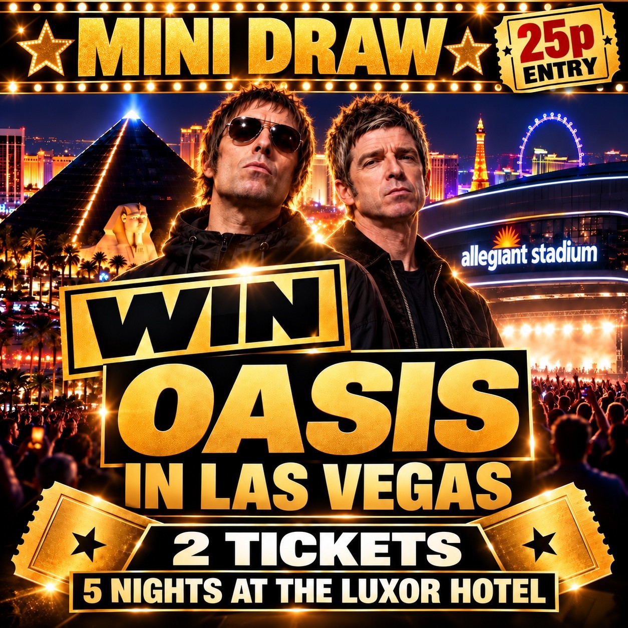 OASIS IN LAS VEGAS MINI DRAW
