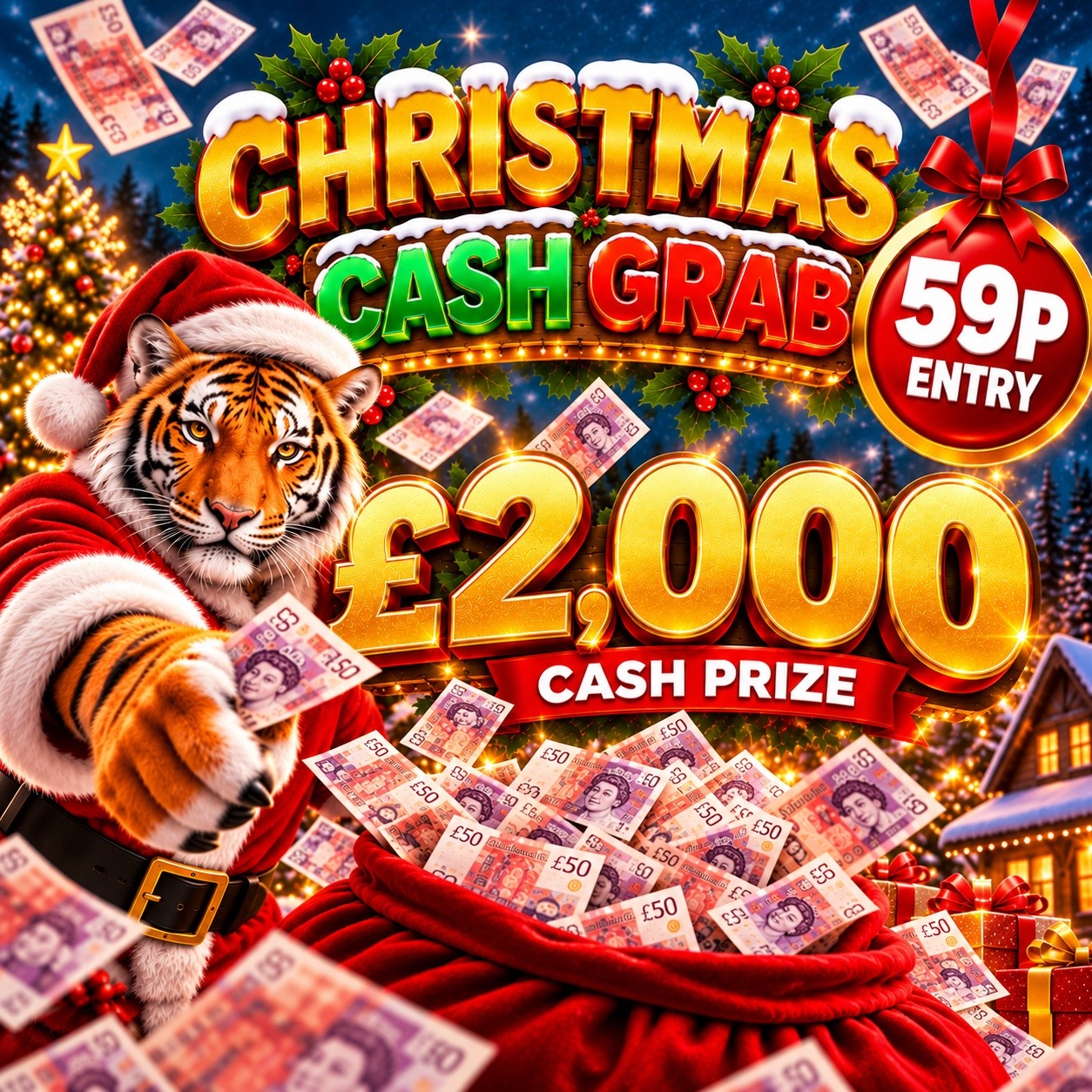 CHRISTMAS CASH GRAB £2k