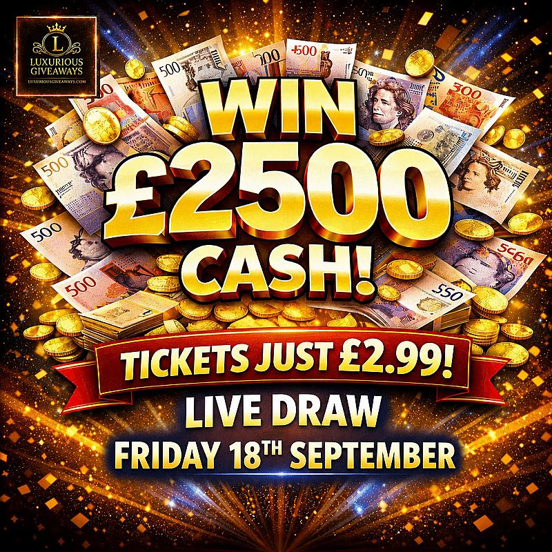 Win £2500 Cash