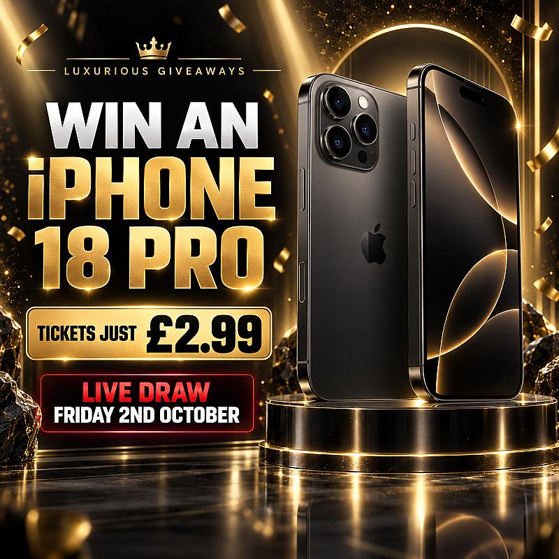WIN AN APPLE IPHONE 18 PRO