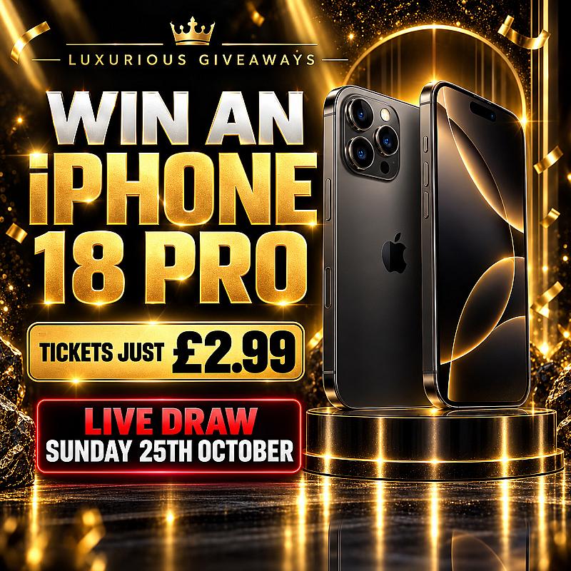 WIN AN APPLE IPHONE 18 PRO