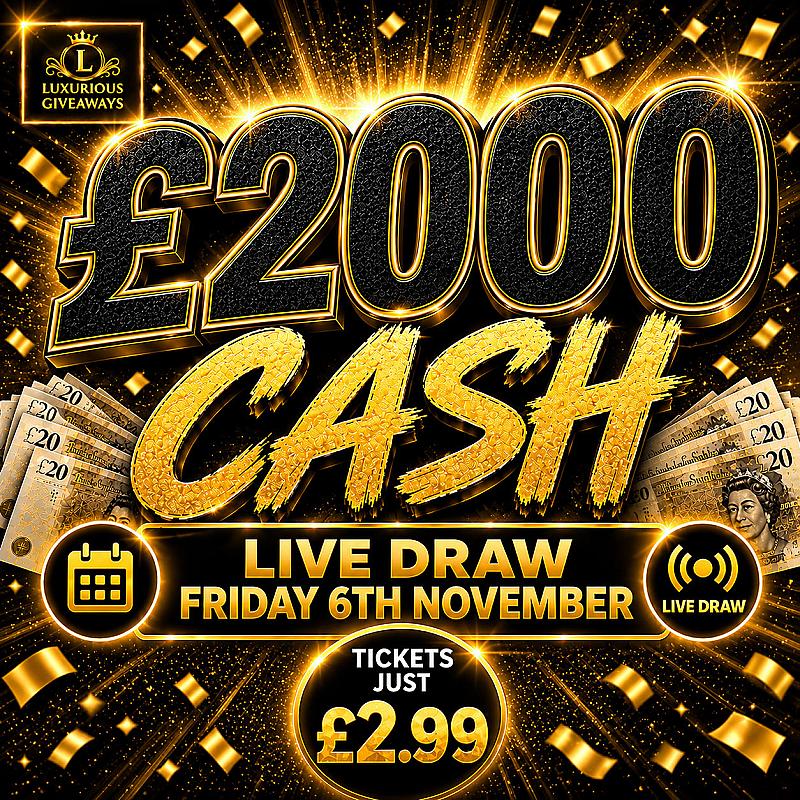 Win £2000 cash