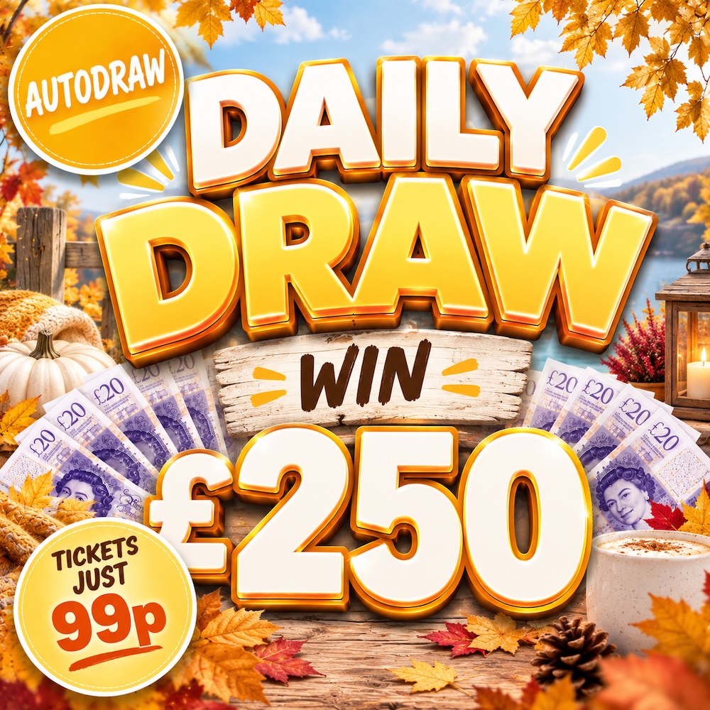 DAILY DRAW £250 CASH 24TH SEPTEMBER 26