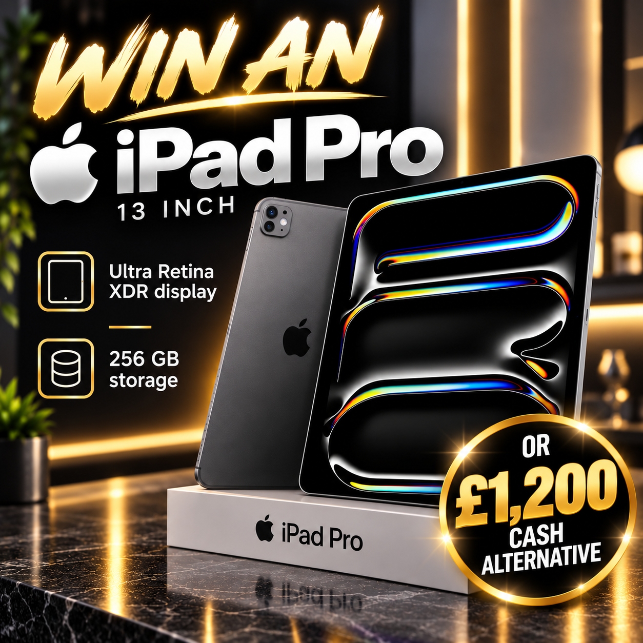 IPAD PRO 13 INCH FOR JUST £1