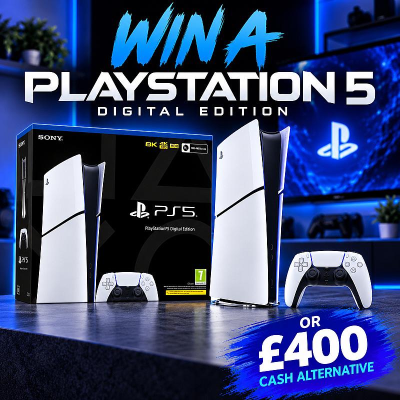 PLAYSTATION 5 DIGITAL EDITION OR £400 CASH