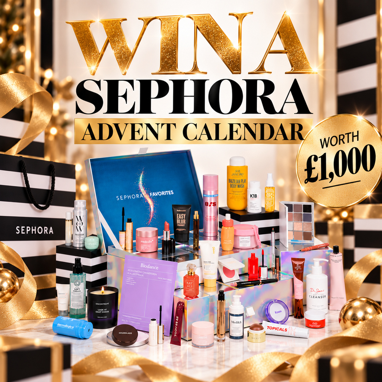 SEPHORA ADVENT CALENDAR 2026 WORTH £1,000