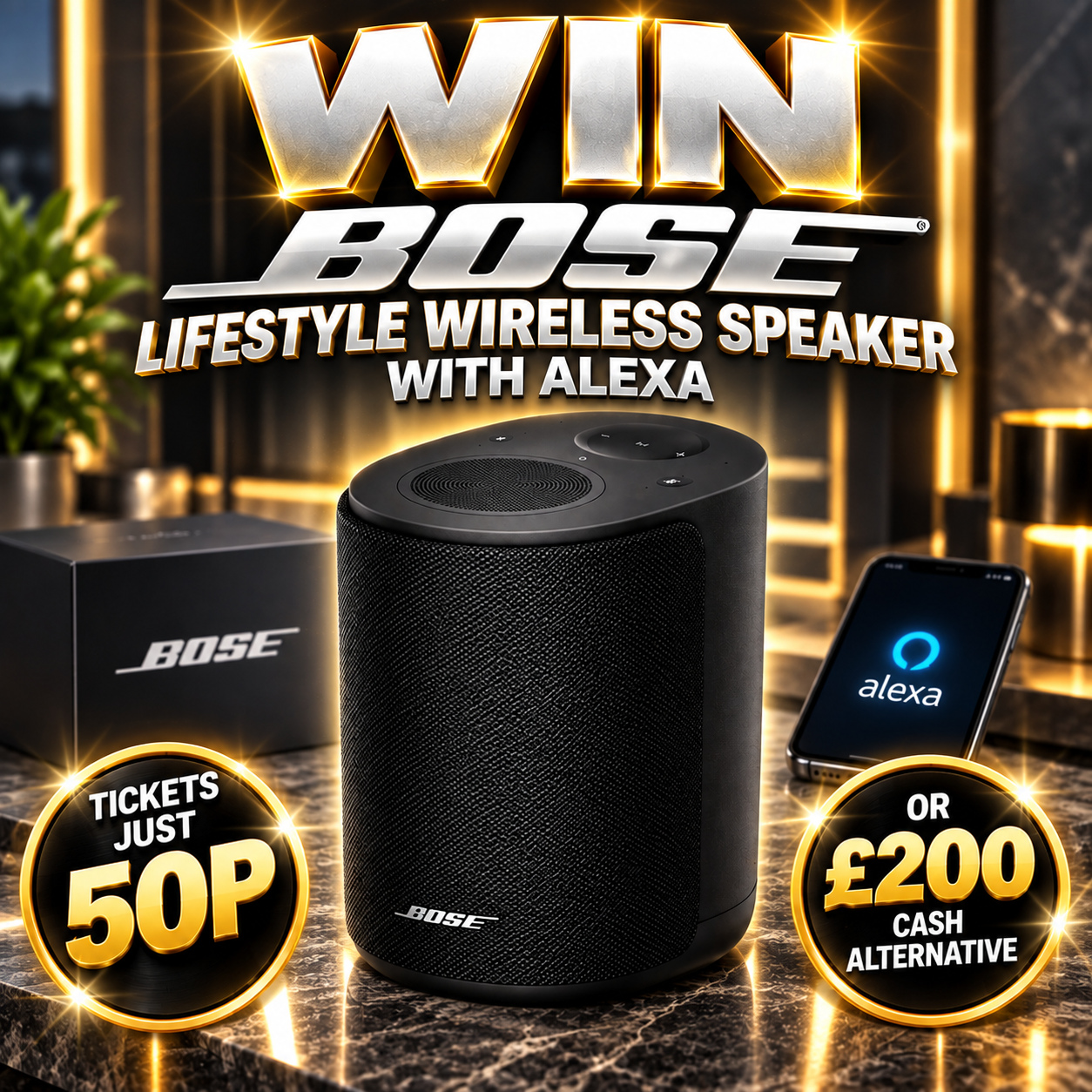 BOSE LIFESTYLE WIRELESS SPEAKER WITH ALEXA