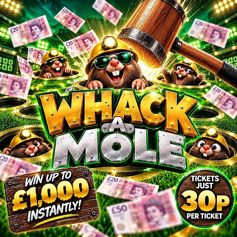 WHACK MOLE WIN UP TO £1000 INSTANTLY