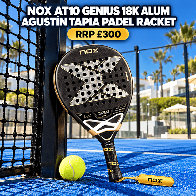 Nox AT10 Genius 18K Alum By Agustin Tapia Padel Racket 