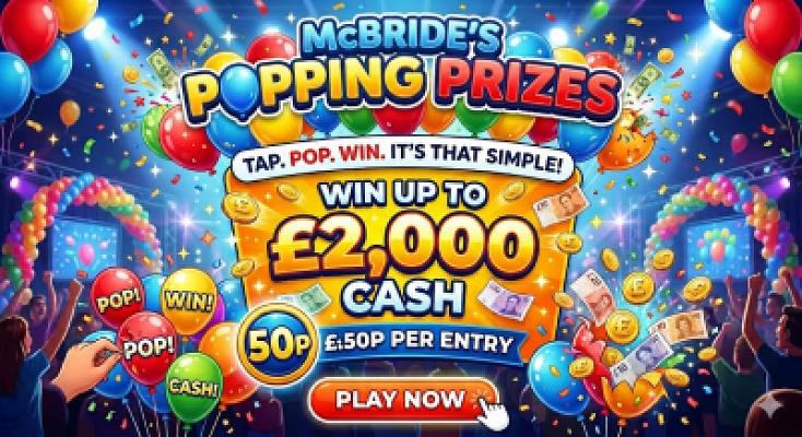 McBride's Popping Prizes