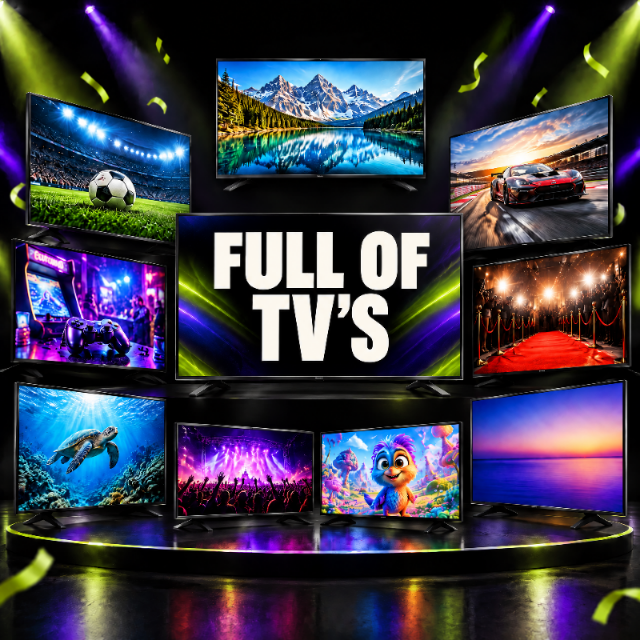 🖥 FULL OF TV'S 🖥