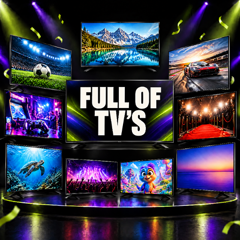 🖥 FULL OF TV'S 🖥