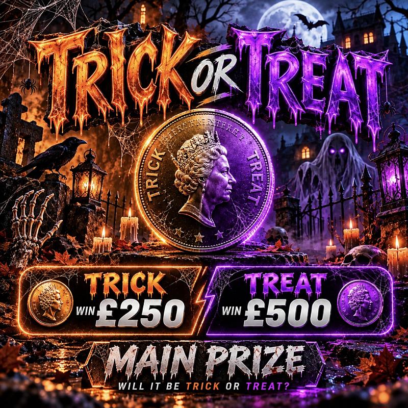 TRICK OR TREAT (50% chance of winning)