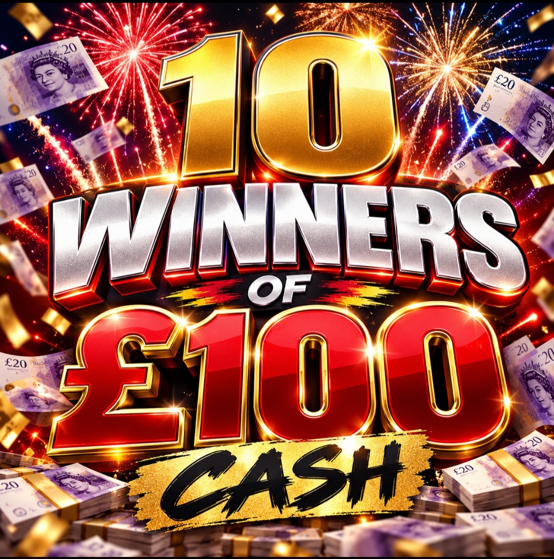 10 winner's of £100 + instants