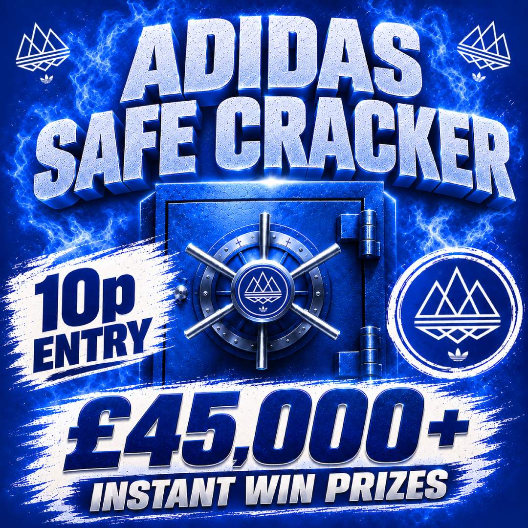 adidas Safe Cracker - Instant Win 10p Entry 