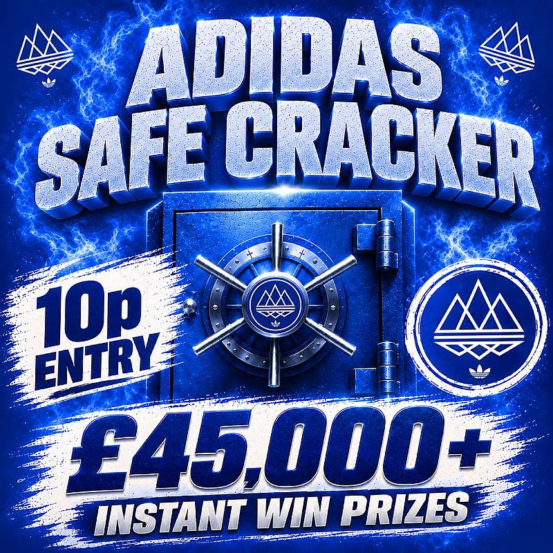 adidas Safe Cracker - Instant Win 10p Entry 